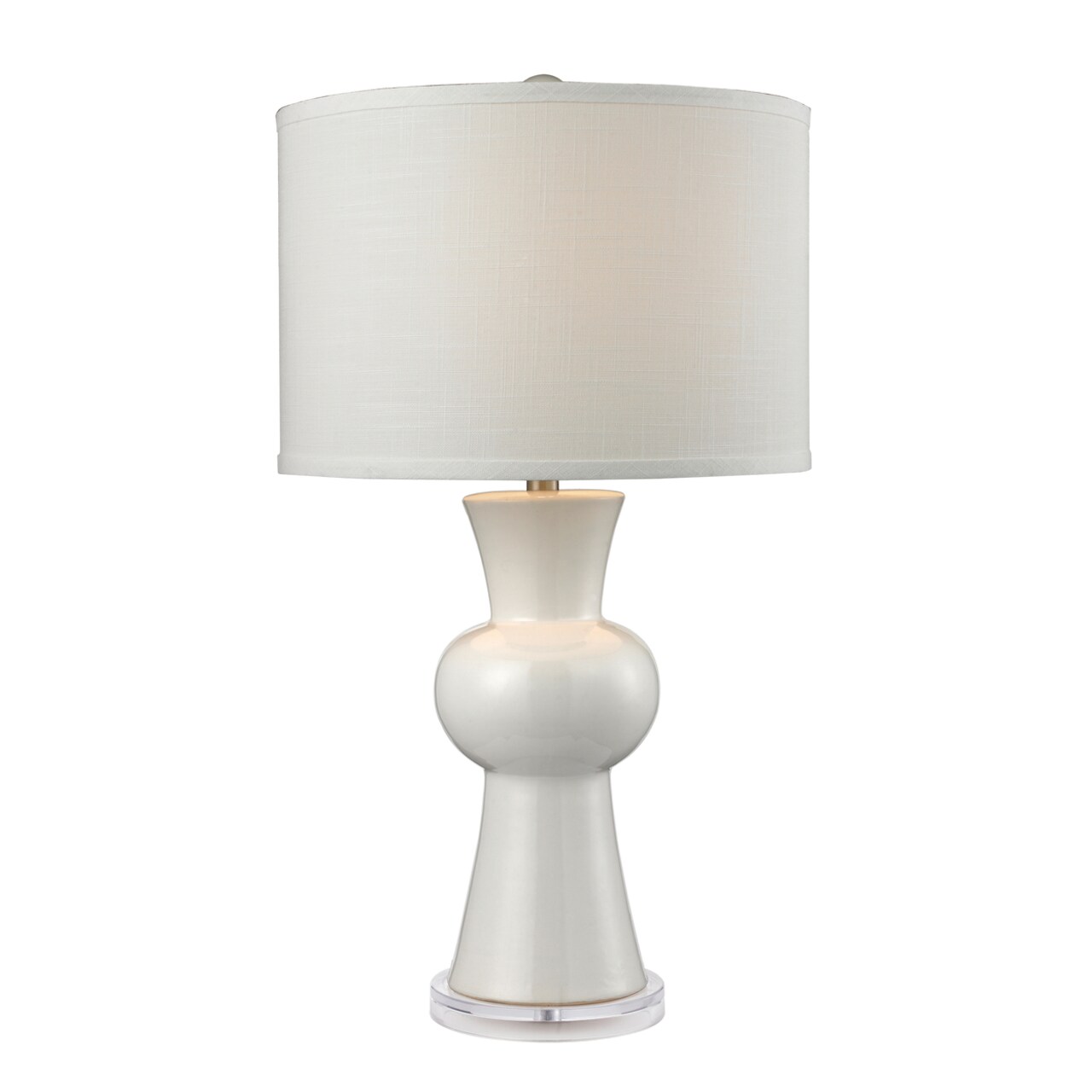 Elk Studio White Ceramic 28 High 1-Light Table Lamp - Gloss White